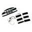 Kit Accesorios Preso Unisex Esposas Gorro y Guantes Halloween Carnaval OFKP01