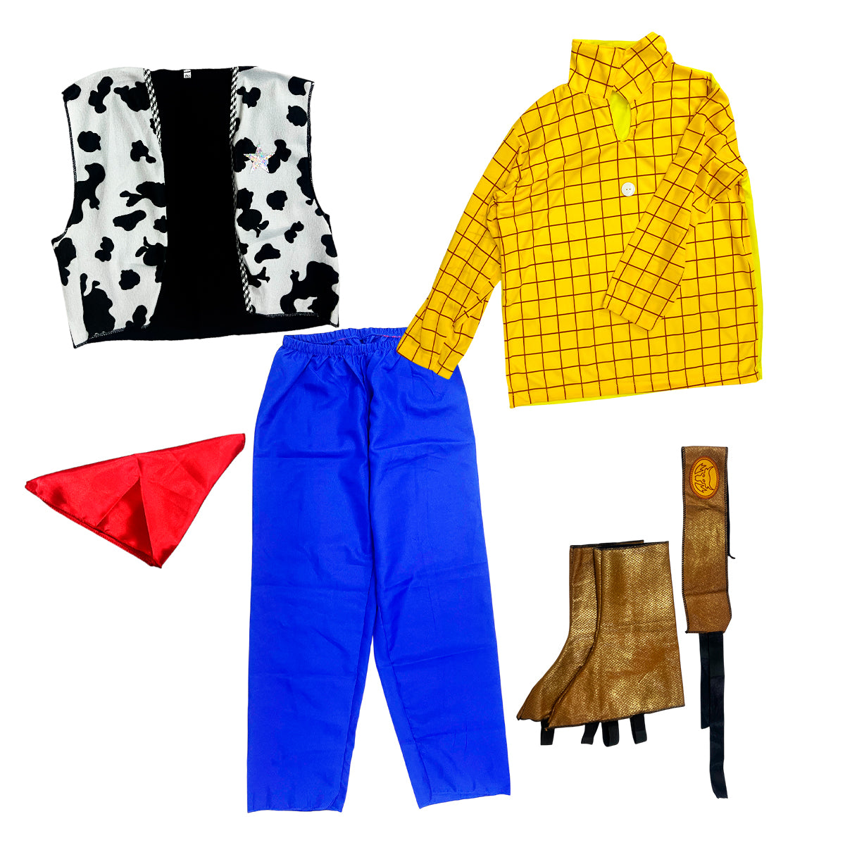 Disfraz De Vaquero Woody Para Niño Y Adulto Carnaval Halloween DSWOD