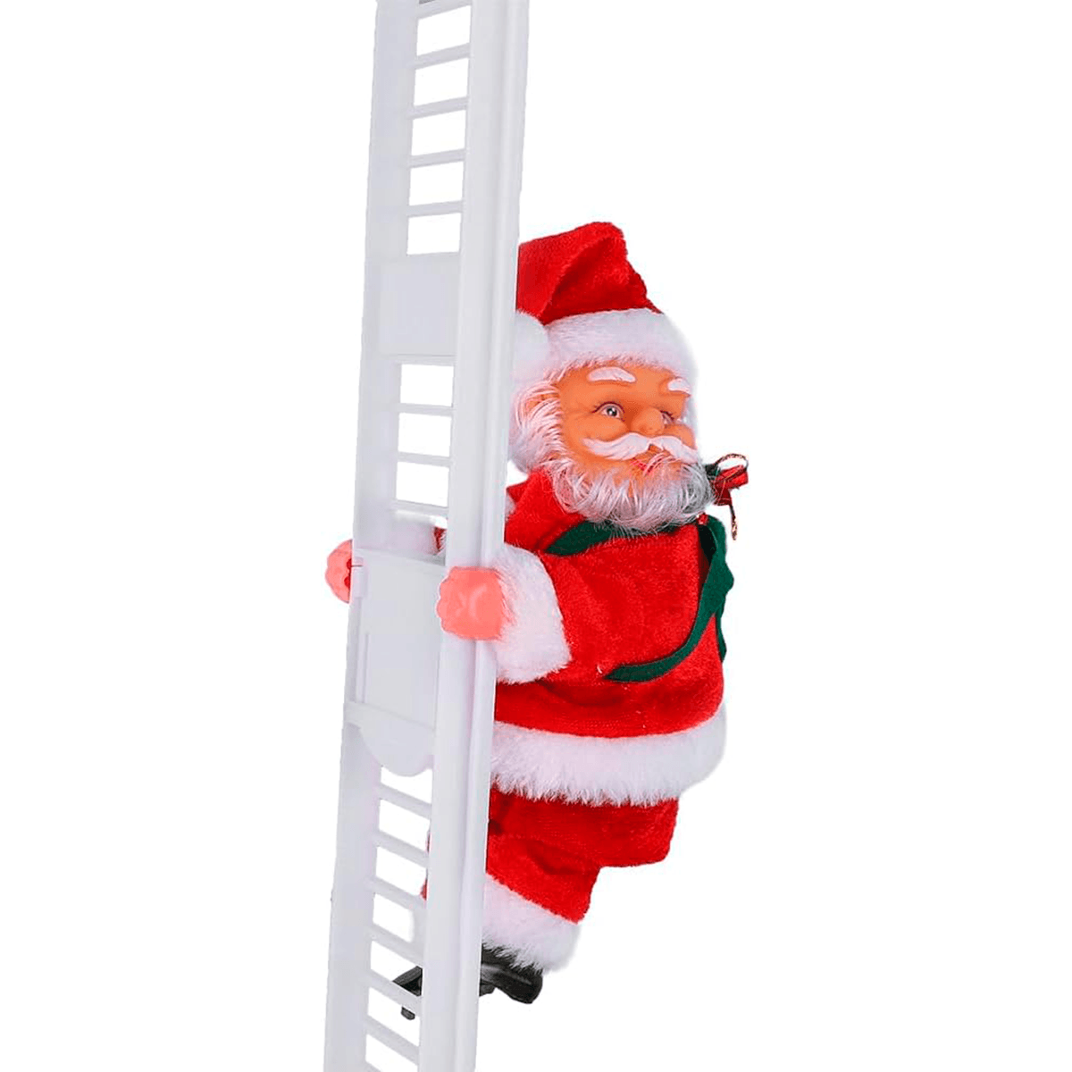 Papá Noel Escalera Sube y Baja Musical Escalador Adorno Navideño L-13