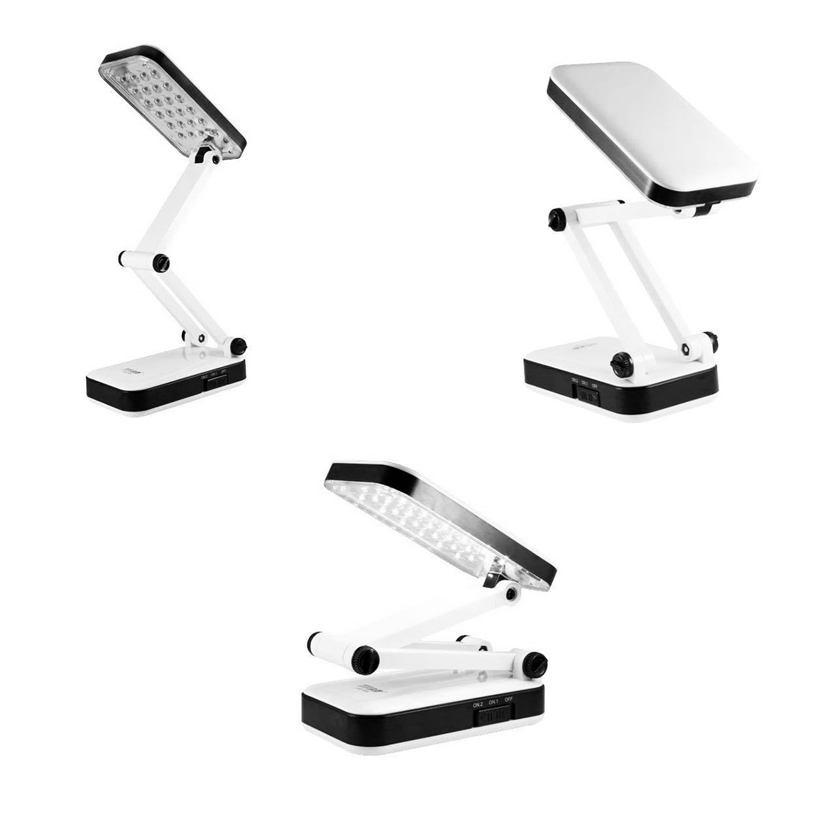 Lámpara LED de Escritorio Recargable Plegable Portátil LES-666