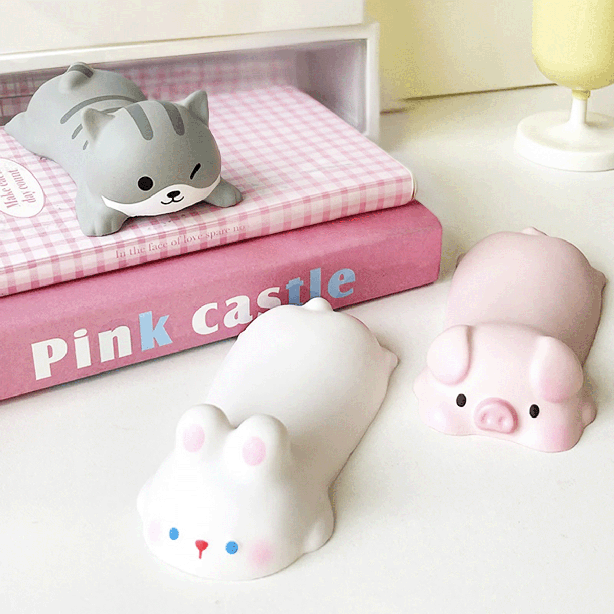 Reposa Muñeca Kawaii Antiestrés Soporte para Teclado y Mouse NET2405-045