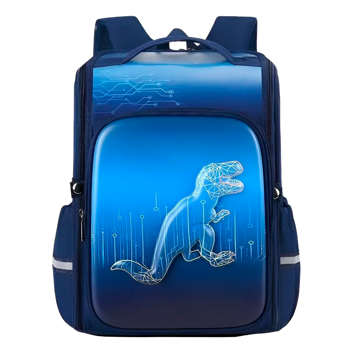 Mochila Escolar Niño Dinosaurio Rígida Morral Impermeable FA3-0188