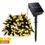 Luz Led Lineal Con Panel Solar Impermeables Cable Verde KP1587