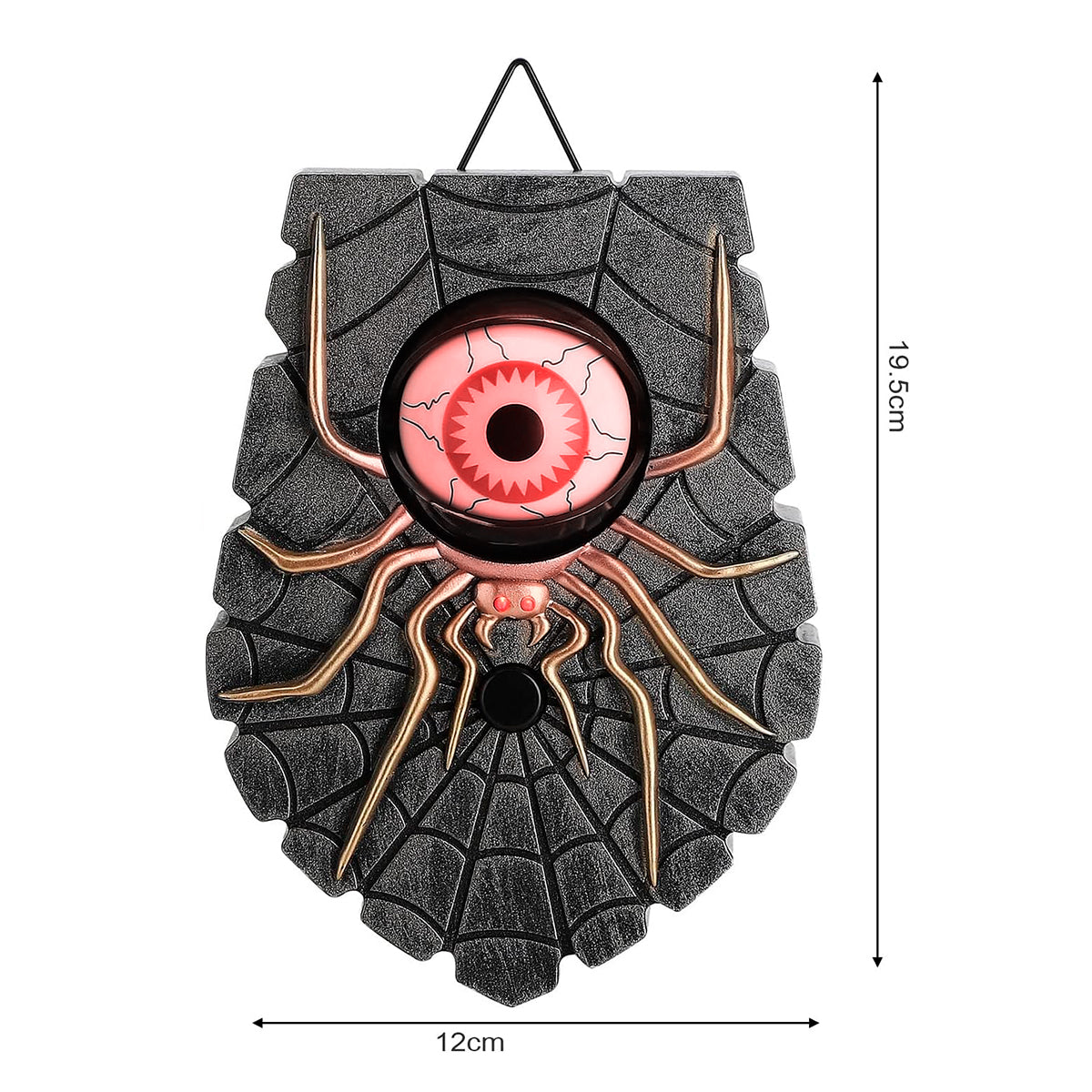 Timbre De Puerta Halloween Ojo Animado Con Sonido Espeluznante QG1899-3