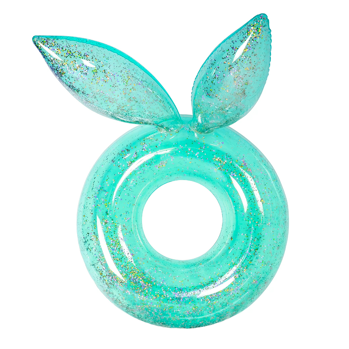 Flotador Orejas De Conejo Glitter Inflable Salvavidas Piscina Pool HEA2204-125
