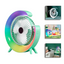 Mini Ventilador Recargable RGB 2 Velocidades para Mesa y Escritorio A-702
