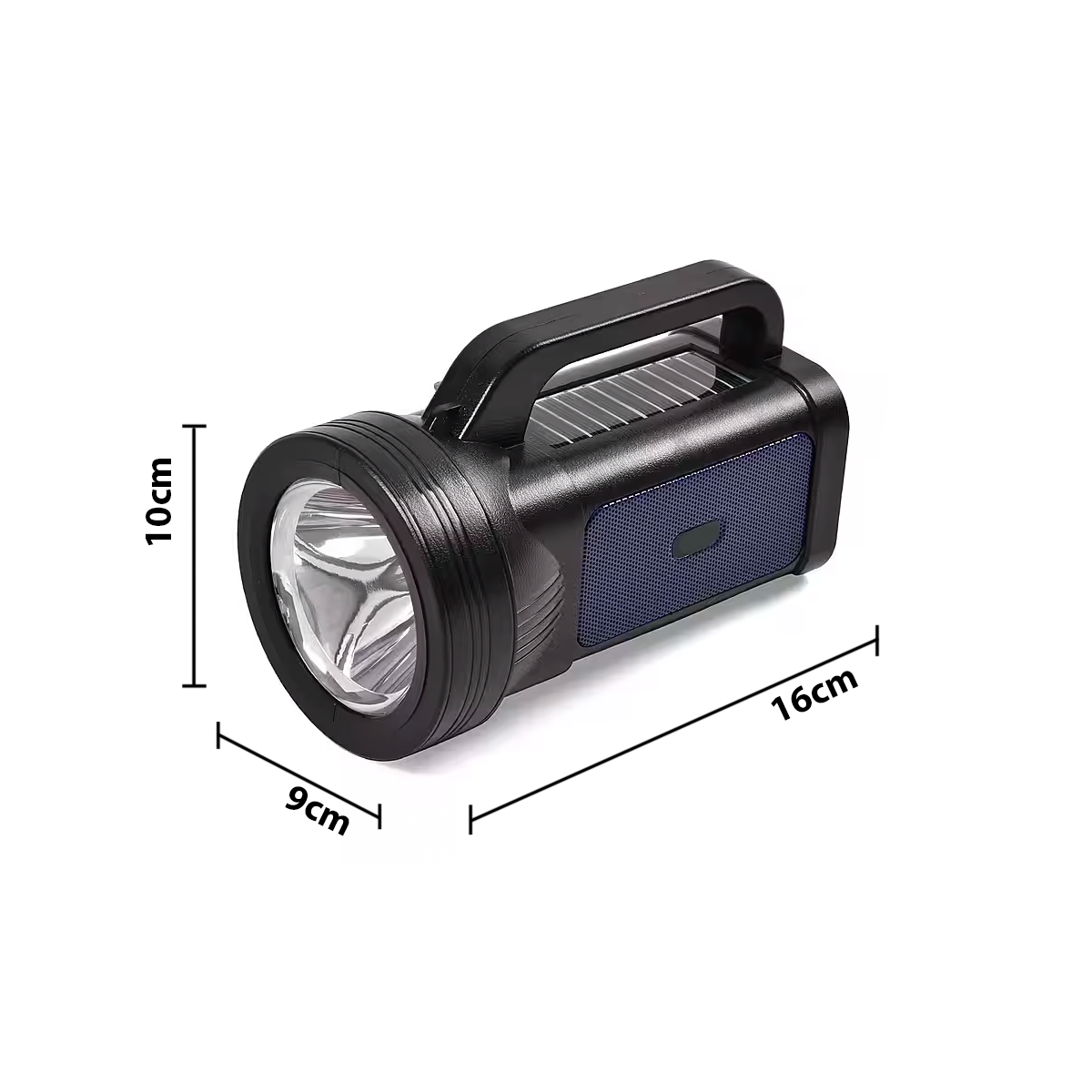 Radio Parlante Bluetooth con Linterna LED y Panel Solar Recargable USB FM YG-A35