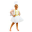 Disfraz De Ángel Blanco Con Alas Y Aureola Luces Niña Halloween DSANGBL