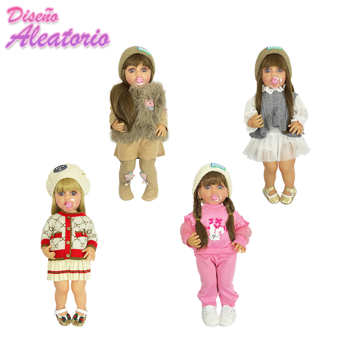 Muñeca Inteligente Bebé Realista Didáctica Sonidos MX5-4-487