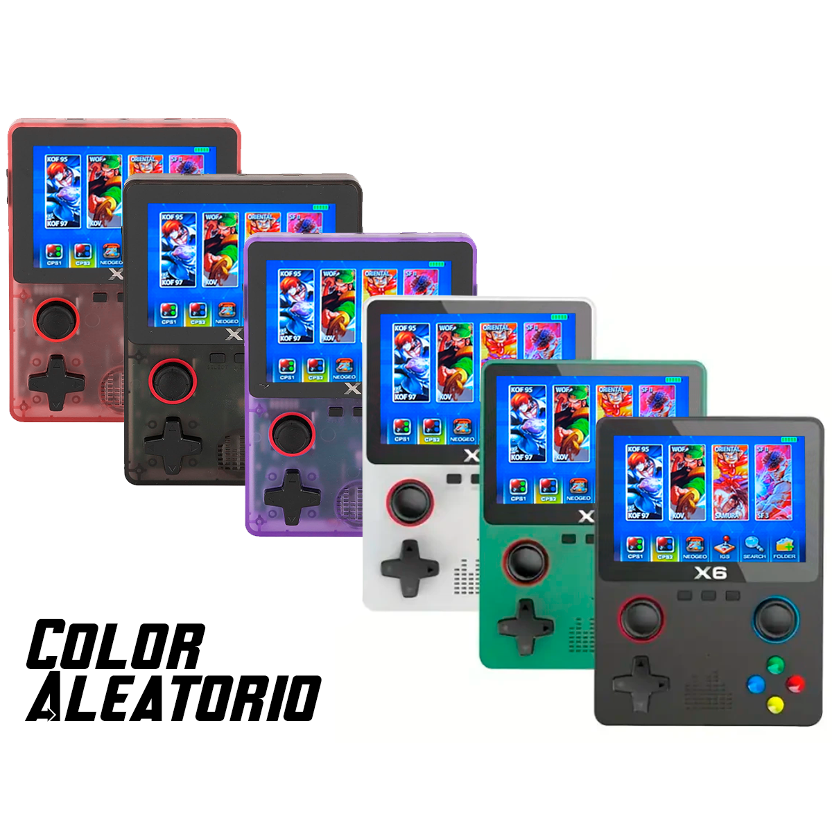 Consola Portátil Retro +6.000 Juegos Clásicos Conexión TV X6