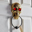 Timbre Halloween Calavera Con Ojos LED Sonido Espeluznante Decoración Puerta AX936-3