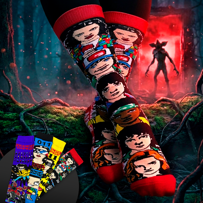 Medias Stranger Things Unisex Estilo Retro Series MSTRT01