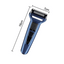 Rasuradora 3 en 1 Trimmer Afeitadora  Recargable para Barba Nariz y Patillas GM-6582