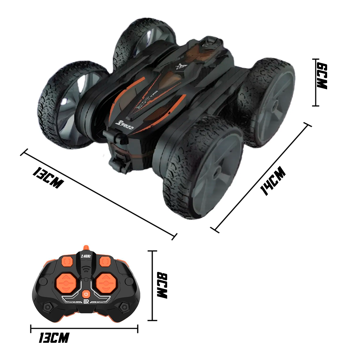 Carro Acrobático 360° Control Remoto Todo Terreno 9900-166B