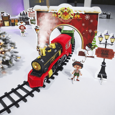 Tren Clásico Eléctrico Luces Sonidos Infantil Árbol Navidad YAA0001