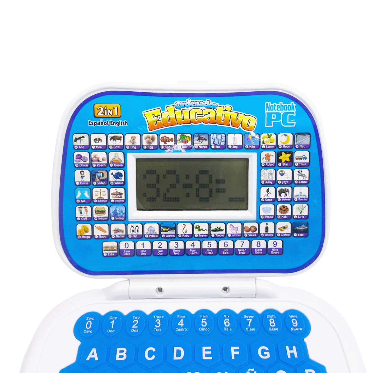 Mini Computador Didáctico Mouse Infantil Sonidos Educativa 6683ES-LCD