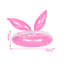 Flotador Orejas De Conejo Glitter Inflable Salvavidas Piscina Pool HEA2204-125