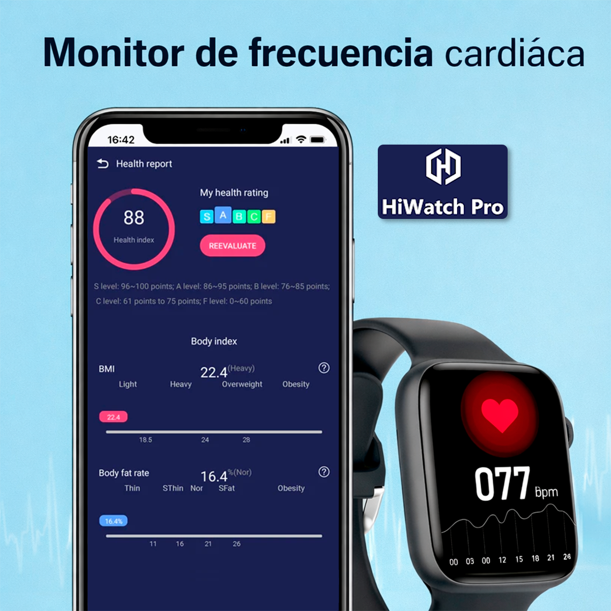 Reloj Smartwatch Deportivo con Audífonos + Manillas Intercambiables S1000