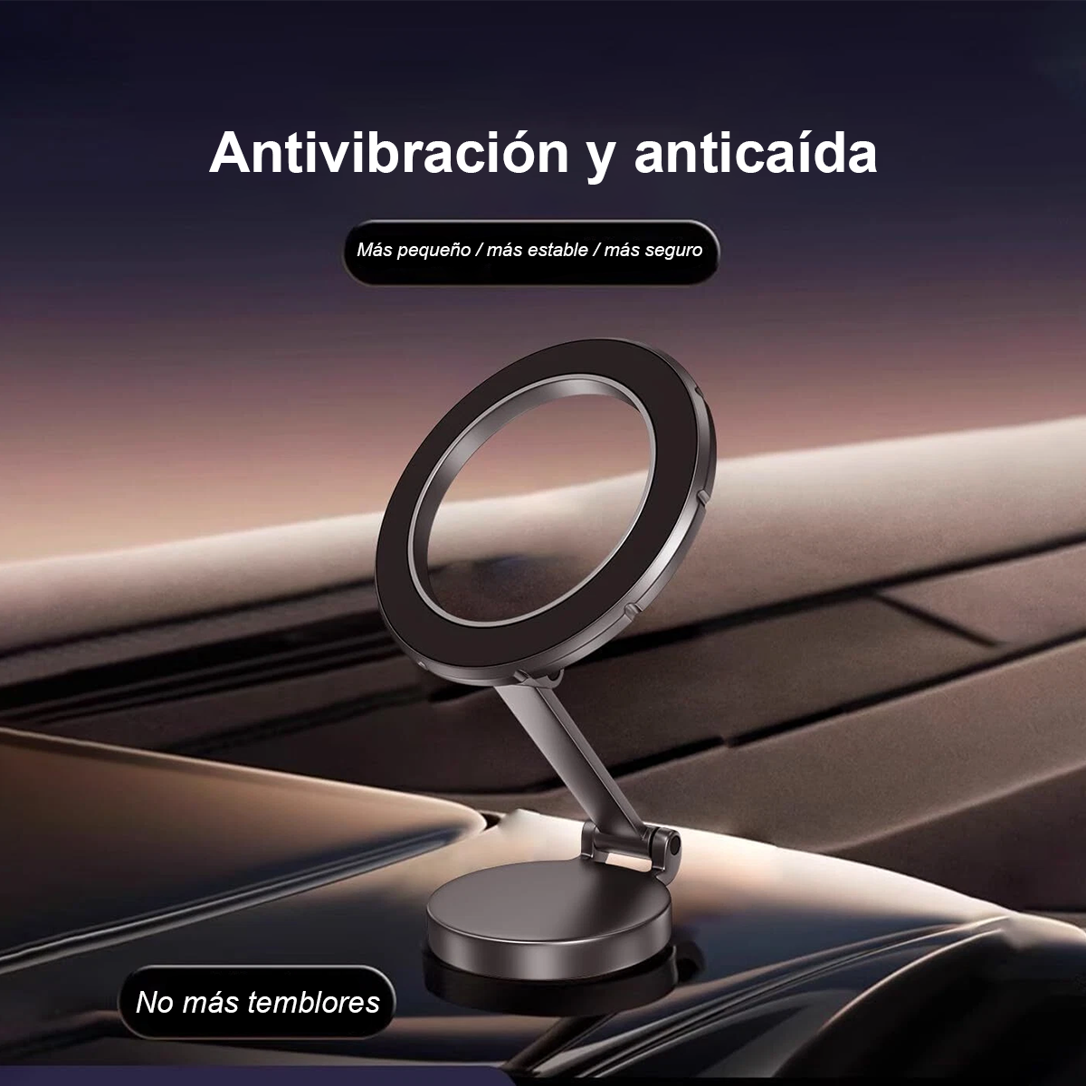 Soporte Magnético Giratorio 360° para Celular Universal Carro A-1150