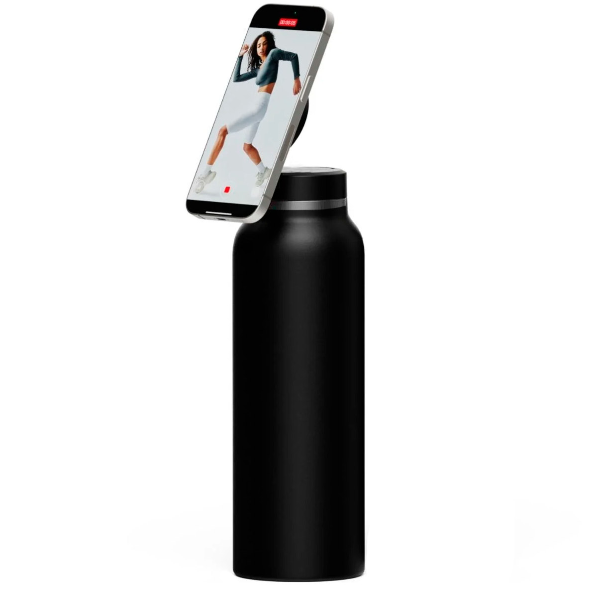 Termo con Soporte Magnético para Celular Botella Térmica 2 en 1  LA-69