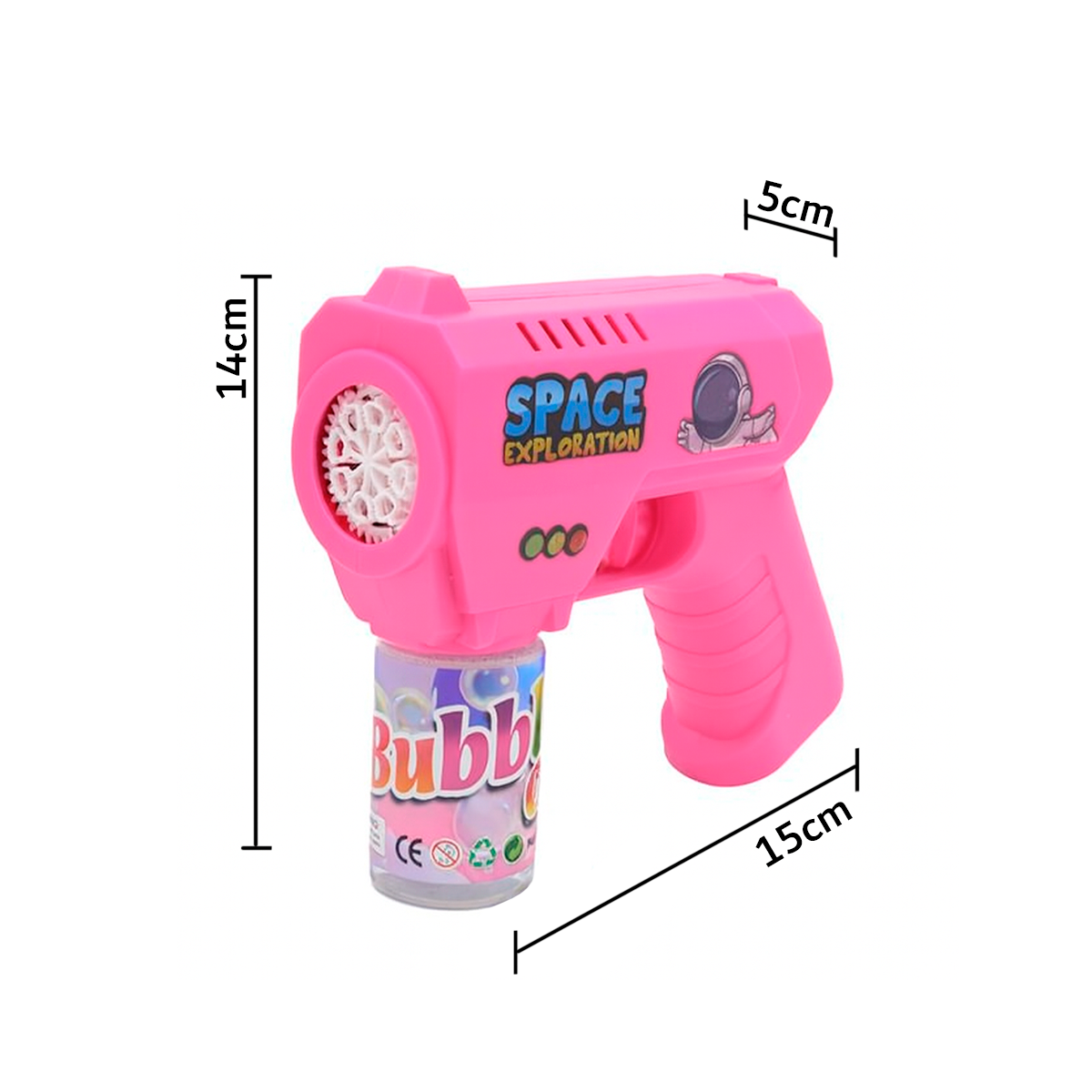 Pistola De Juguete Lanza Burbujas Automático Infantil 2099