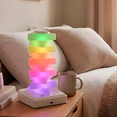 Lámpara Ambiental LED RGB Táctil Recargable Decorativa para Mesa y Habitación TL13