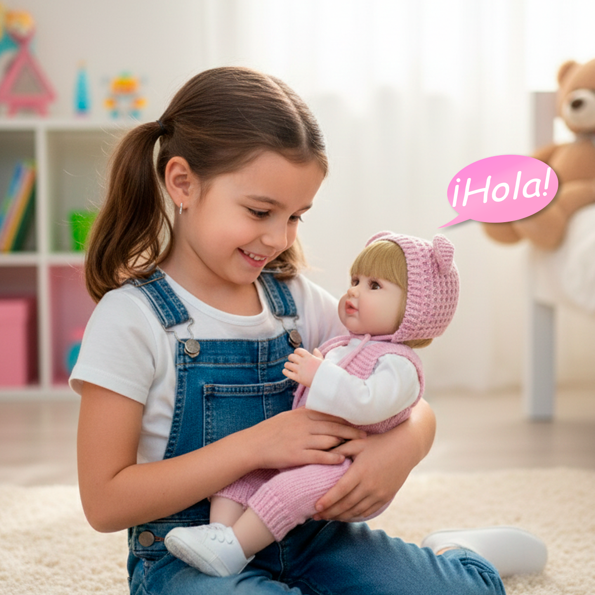 Muñeca Inteligente Bebé Realista Didáctica MG50498