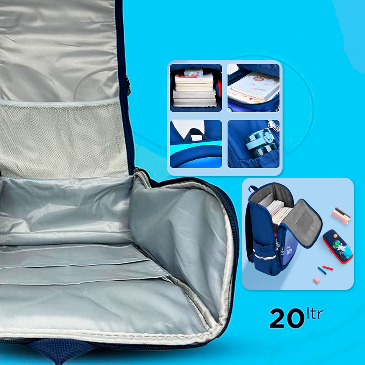 Mochila Escolar Niño Dinosaurio Rígida Morral Impermeable FA3-0188