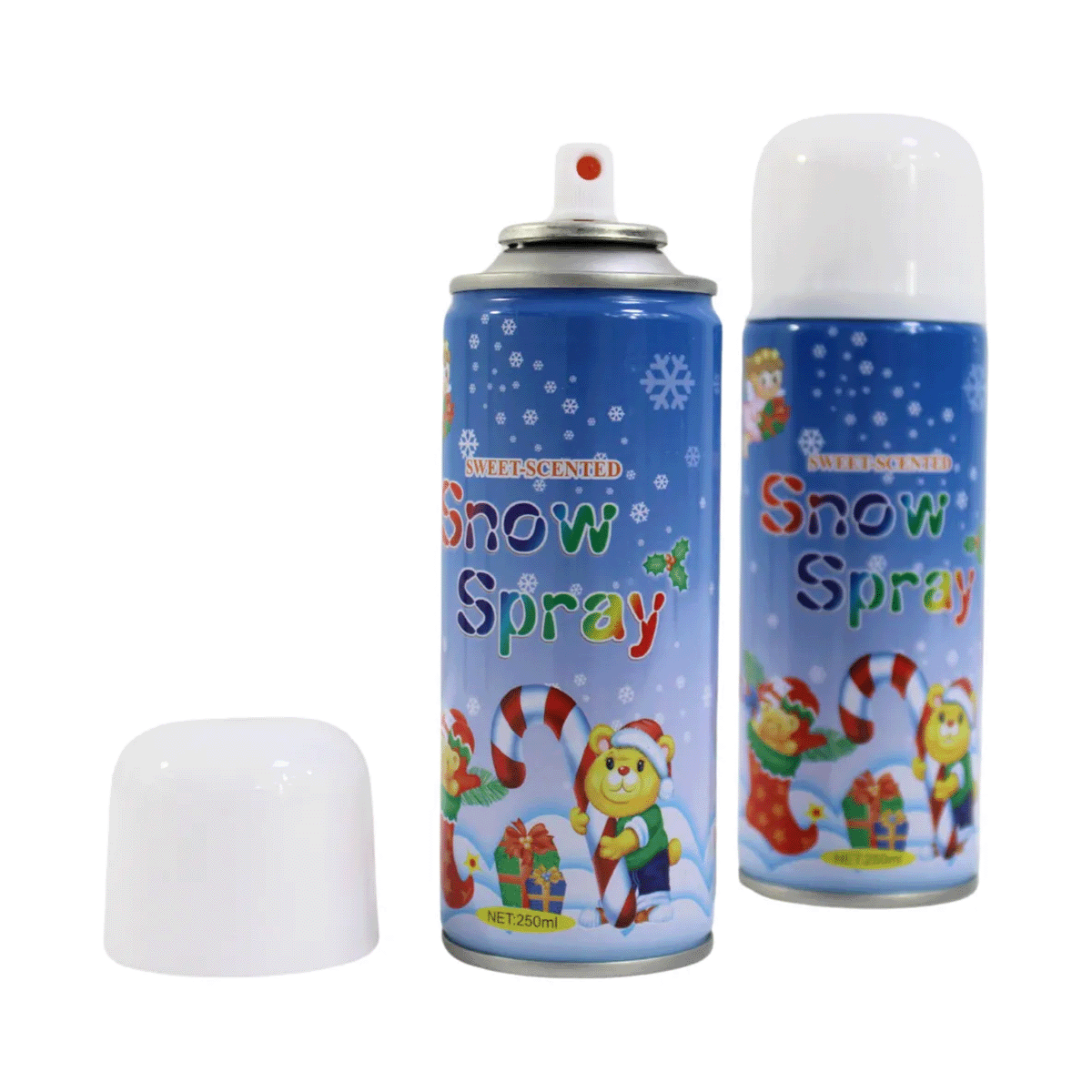 Nieve Artificial Spray X2 Decora Vidrio Navidad Vitrinas JL250SSX2