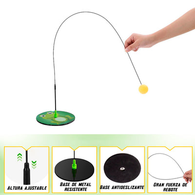 Entrenador de Ping Pong Paletas y Pelotas Juego Interactivo Deportivo 429-15