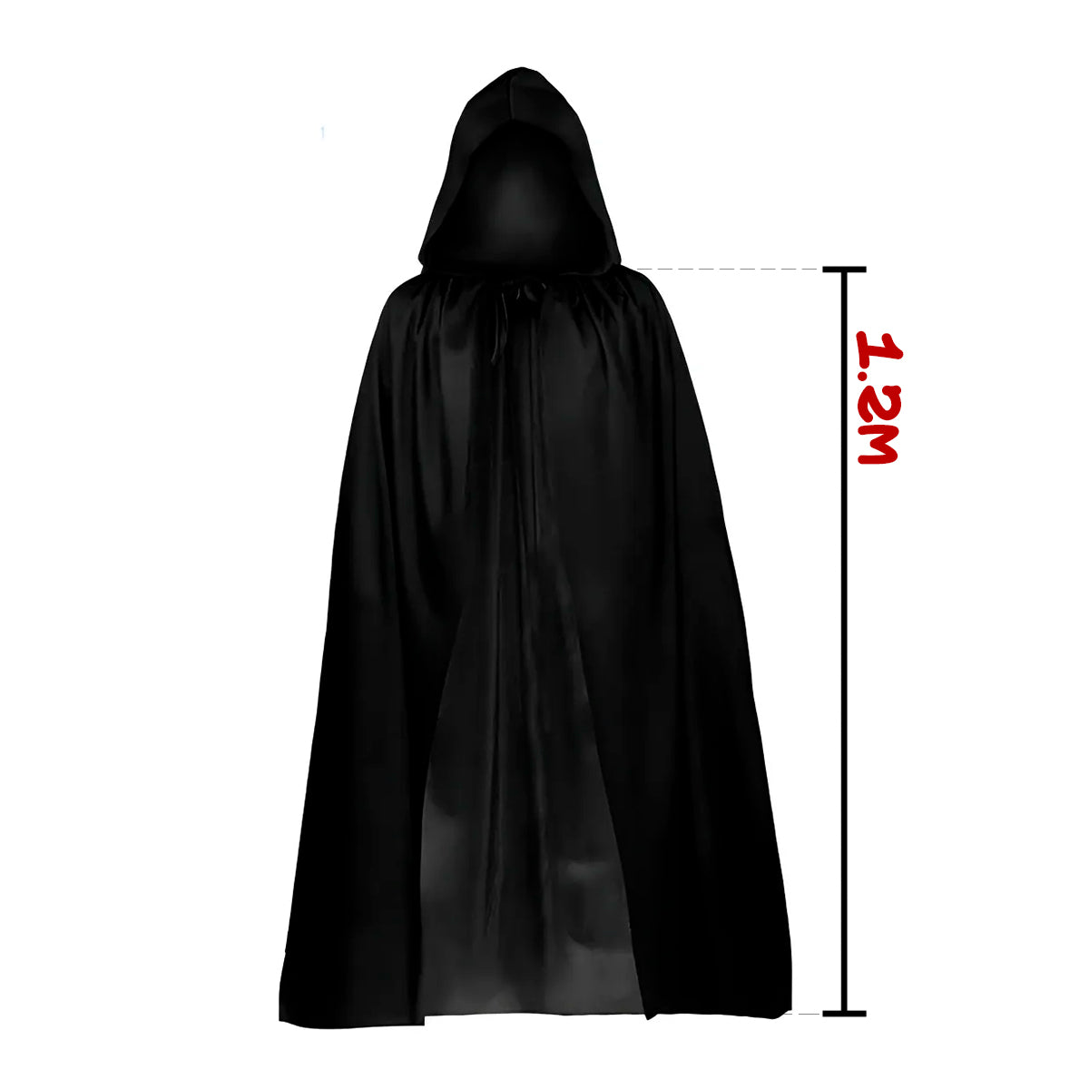 Kit Disfraz Payaso Asesino Terror con Capa, Máscara y Cuchillo para Halloween KITHALL01