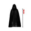 Kit Disfraz Payaso Asesino Terror con Capa, Máscara y Cuchillo para Halloween KITHALL01