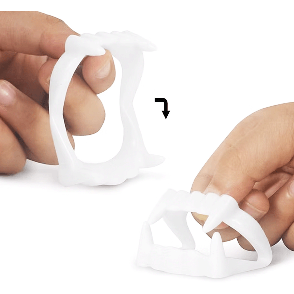 Colmillos Dracula Capsula Sangre Accesorio Disfraz Adultos OF225