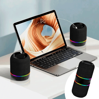 Parlante Bluetooth Magnético 2 en 1 TWS RGB HiFi Recargable M25