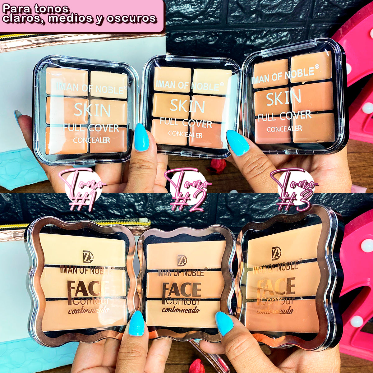 Kit De Maquillaje Amor y Amistad Make Up Set completo para regalo KITAMA01