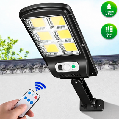 Lámpara Exterior Emergencia Reflector Solar Sensor Movimiento LS006