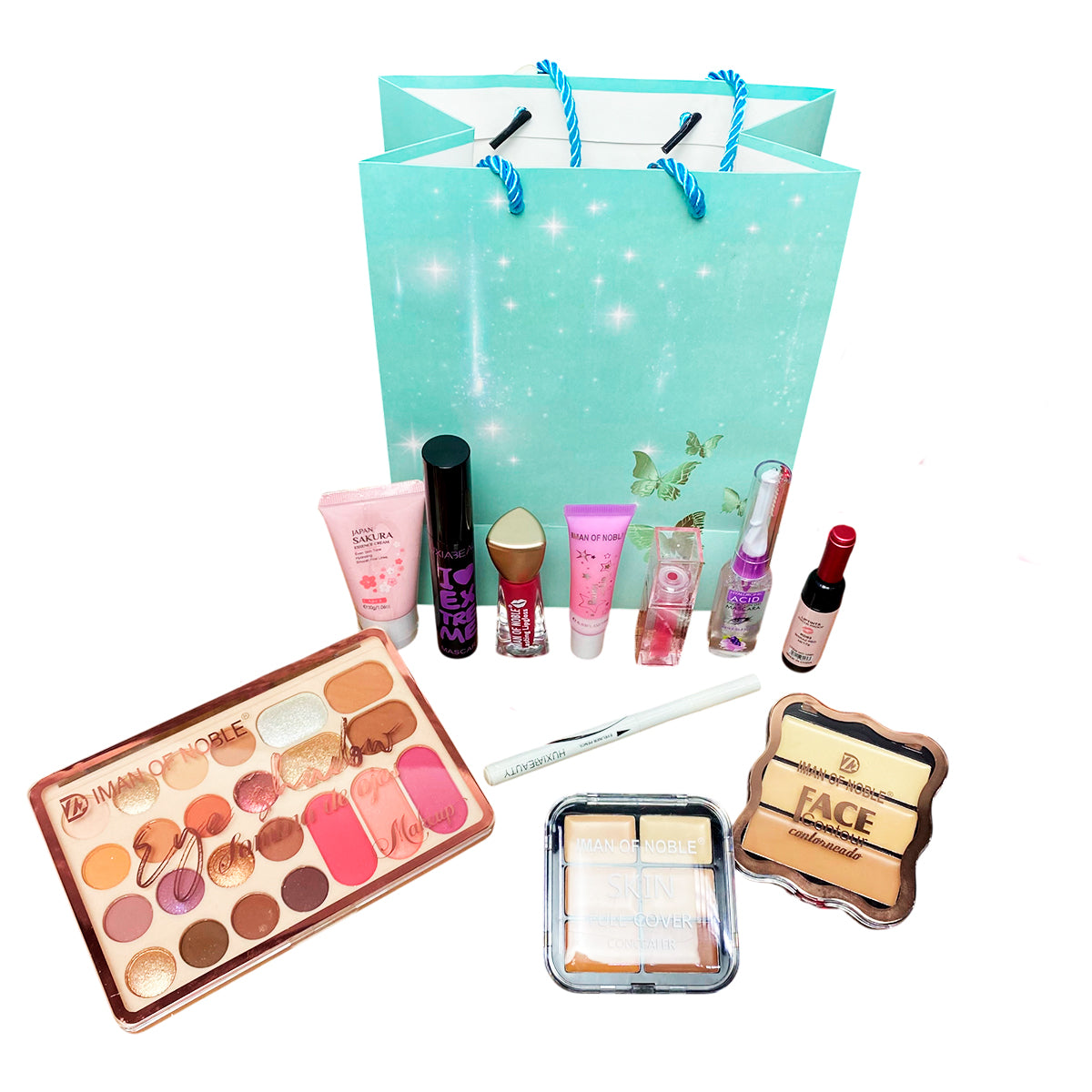 Kit De Maquillaje Amor y Amistad Make Up Set completo para regalo KITAMA01