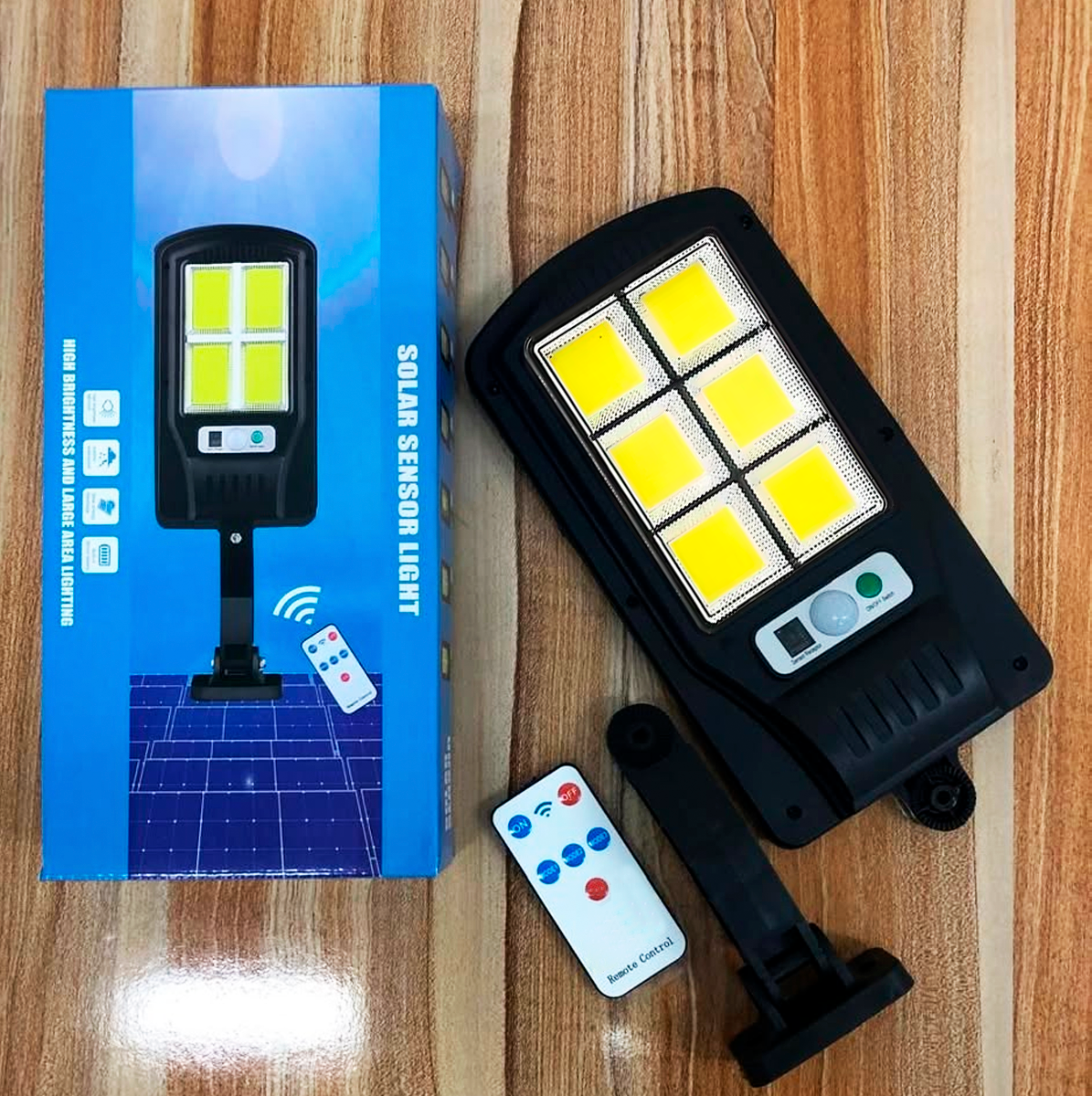 Lámpara Exterior Emergencia Reflector Solar Sensor Movimiento LS006