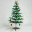 Árbol Navidad Puntas Nevado 90cm + Luces + Bolas De Regalo Decoración T90-VB2COMBO