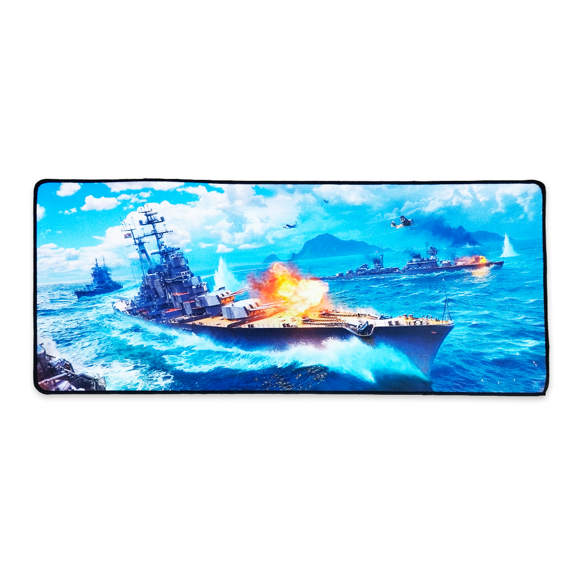 Mouse Pad Gamer XL Antideslizante Impermeable Diseño Barcos 6117