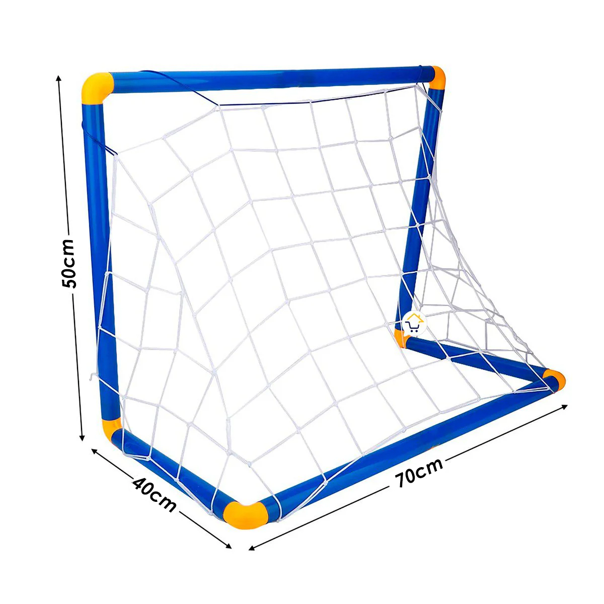 Cancha Fútbol Niños Armable Mini Arco Balón Inflador DQ12