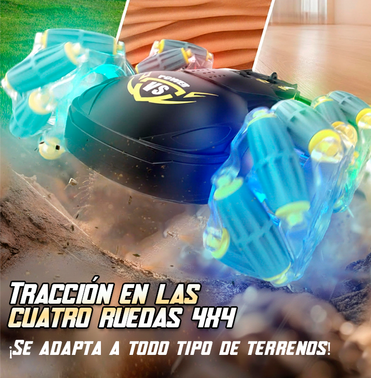 Carro Control Musical 360° 4X4 Sonidos y Luces Control Remoto ZG9307k-3
