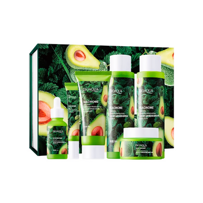 Kit Facial Aguacate BIOAQUA 6 Piezas Niacinamida Hidratante Iluminador BQY05236