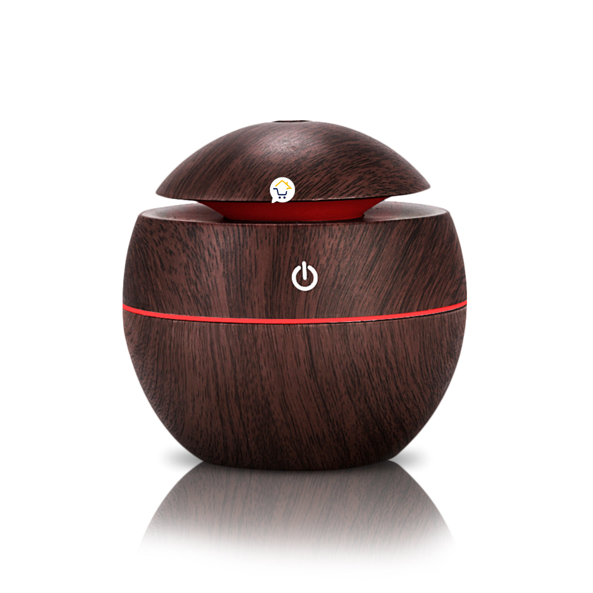 Humidificador de Aire Madera Difusor Aromaterapia LED 007