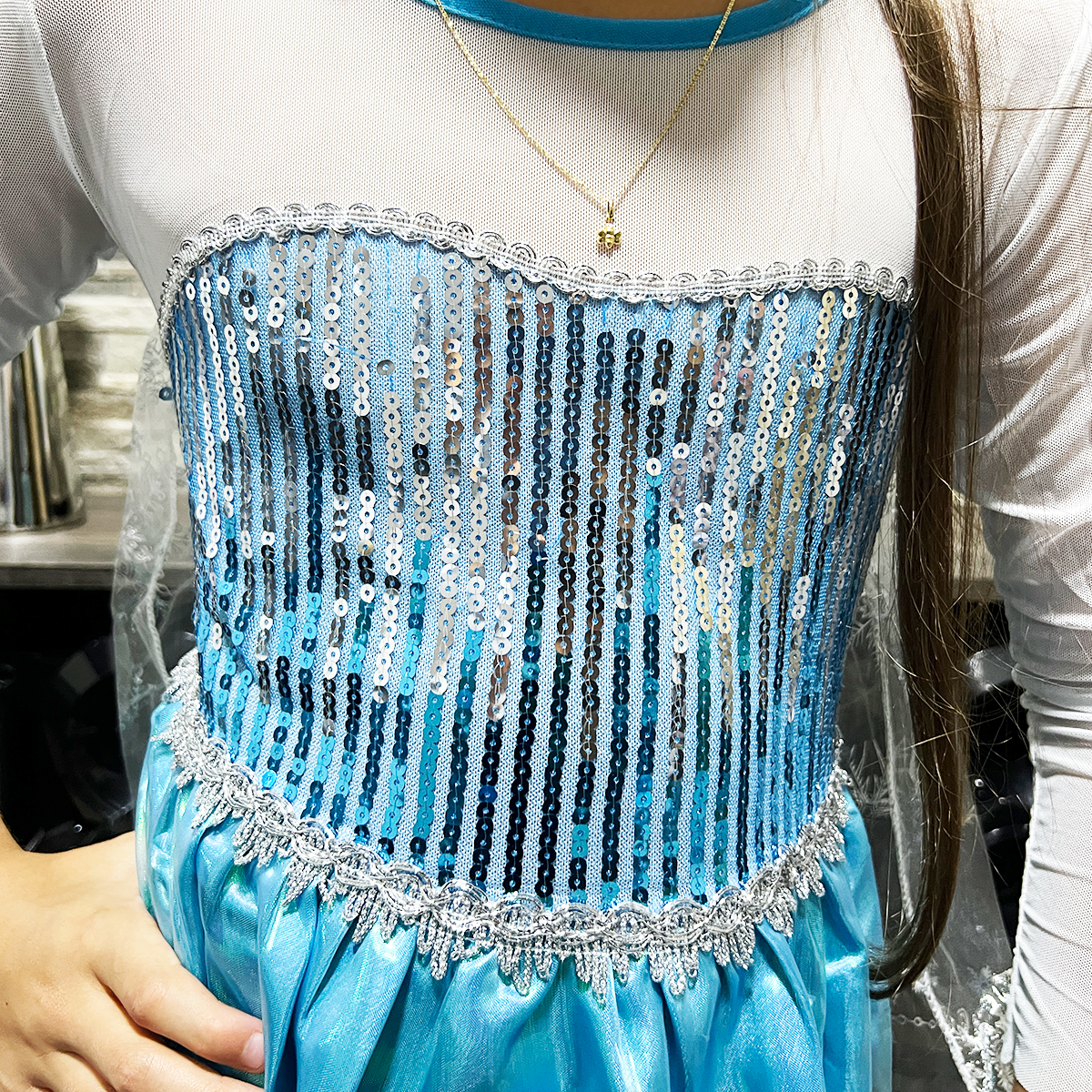 Disfraz De Princesa Elsa Frozen Para Niñas Halloween WZ-4