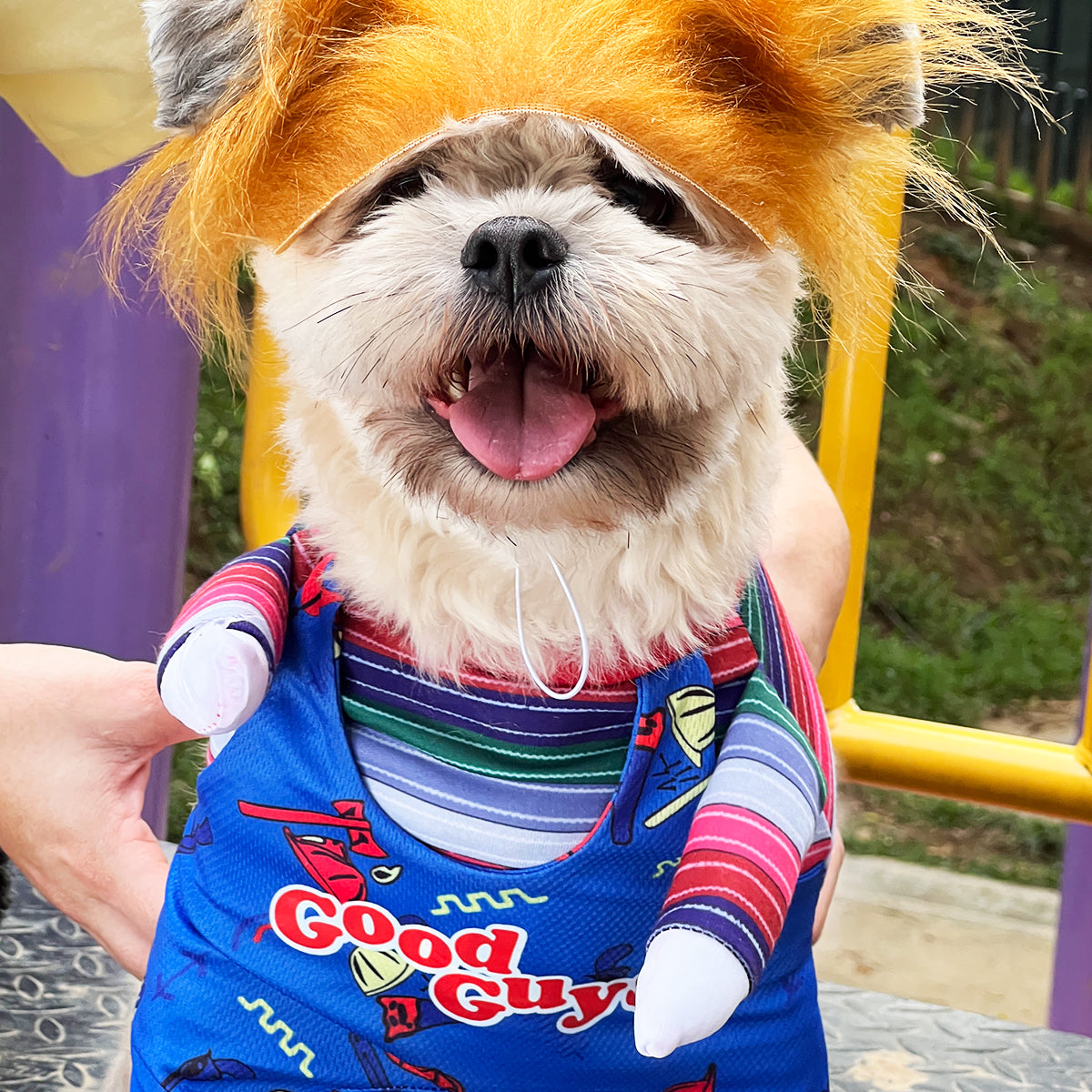 Disfraz De Chuky Para Perro Gato Mascotas de Chucky Halloween TV51