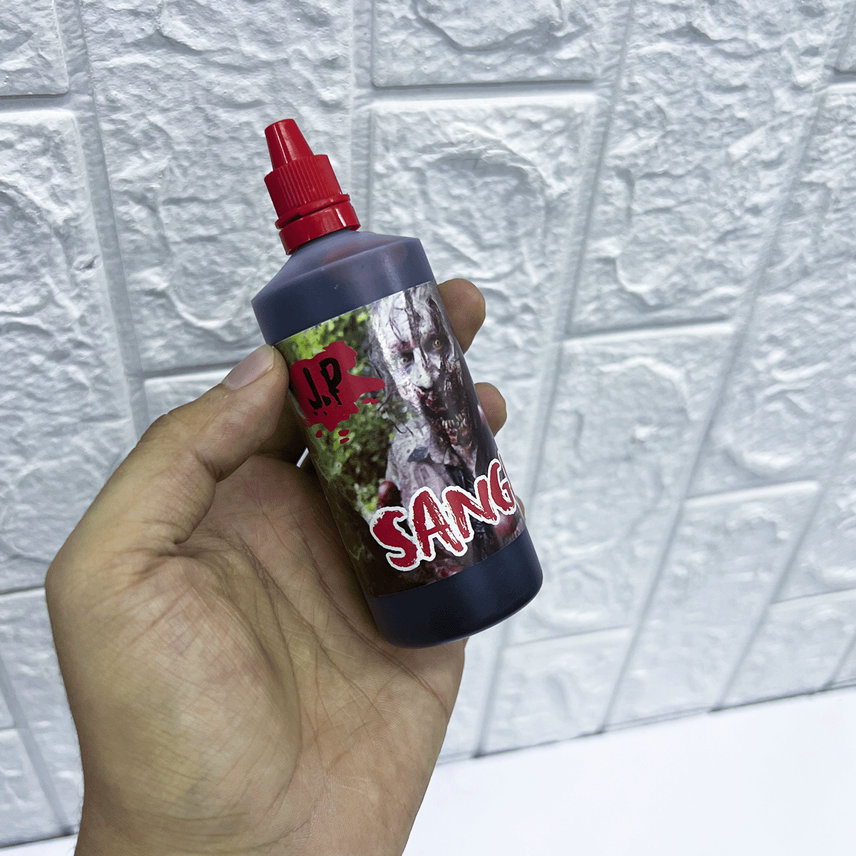 Sangre Falsa Artificial Comestible Sabor Chocolate 150Ml Disfraz Halloween JP01