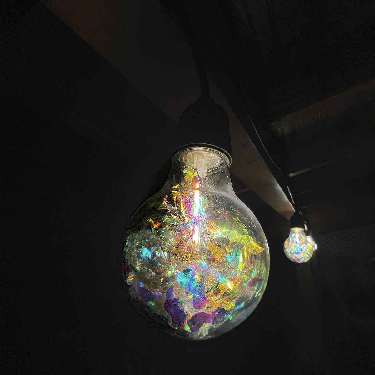 Guirnalda LED x10 Bombillos Confeti 5 m Vintage Extensión Luces Navidad S3995