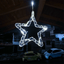 Cortina Intercalada Estrellas y Lunas 3 M x 79 CM  Luces 130 LEDS Navidad 1743