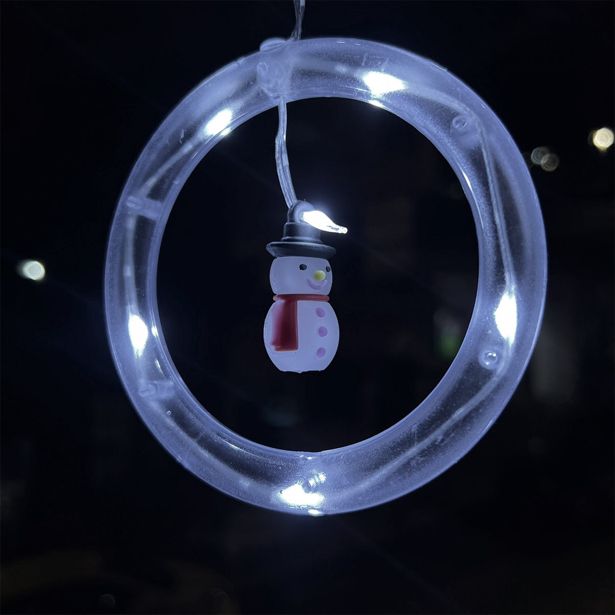 Cortina Intercalada Bolas con Aros 3M 150 LEDS 150